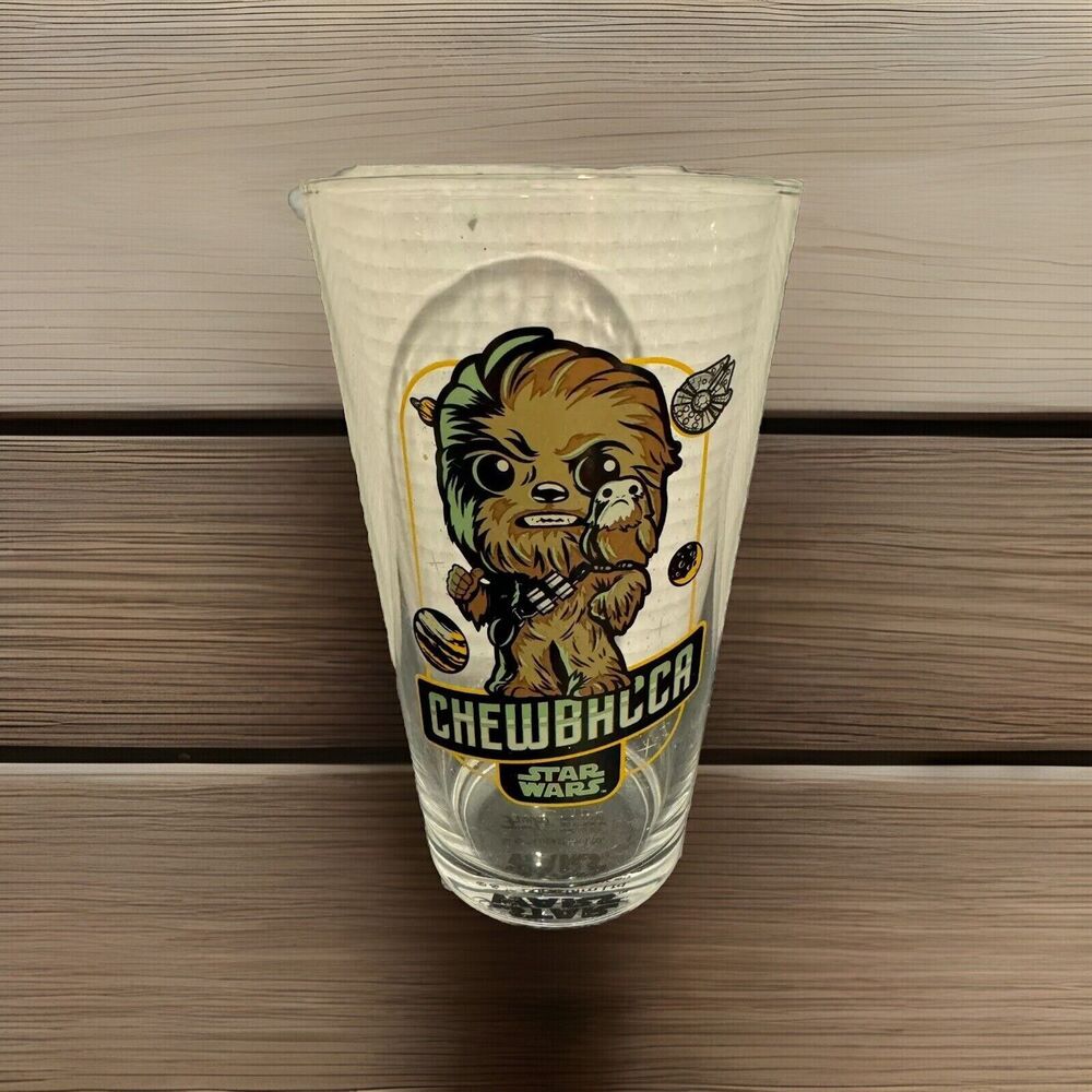 Funko POP! Star Wars Chewbacca Pint Glass Smuggler's Bounty Exclusive EUC